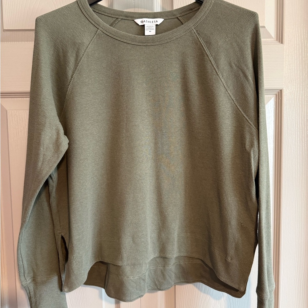 ATHLETA Coaster Luxe Rib Sweatshirt